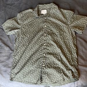 American Eagle short sleeve button up